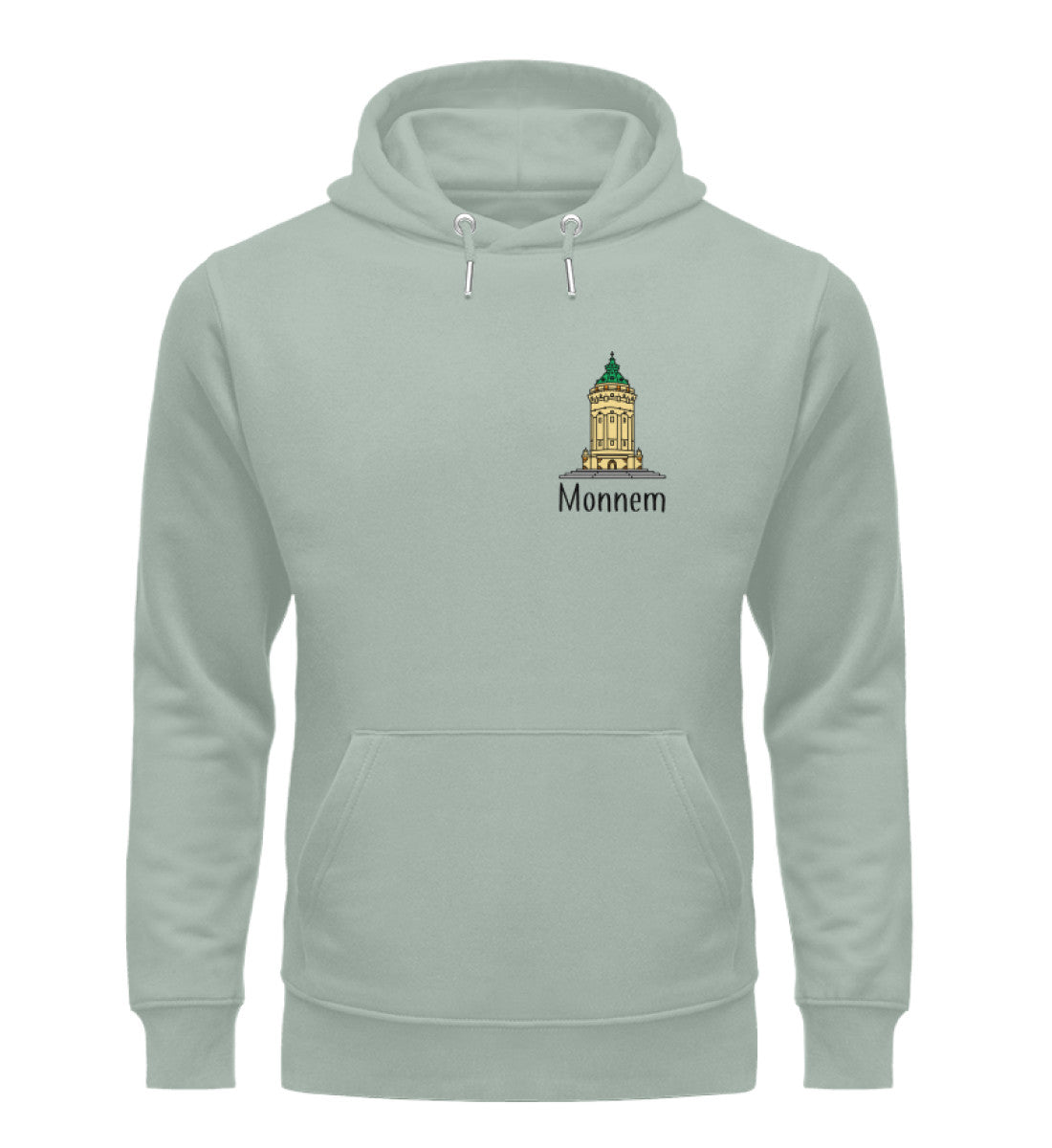 Monnem Wasserturm Herren Organic Hoodie - talejo