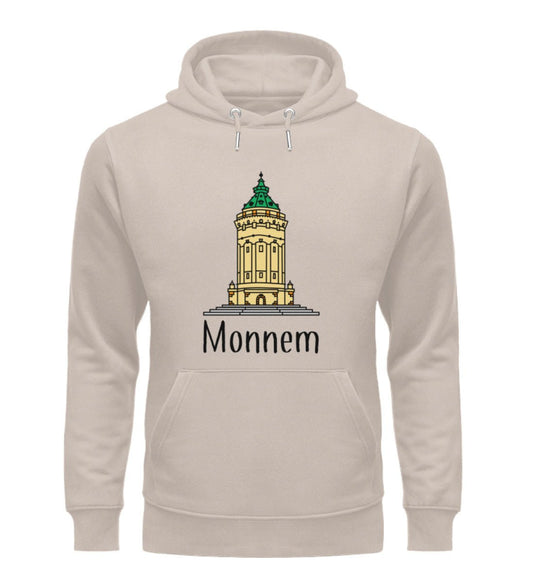 Monnem Wasserturm Herren Organic Hoodie - talejo