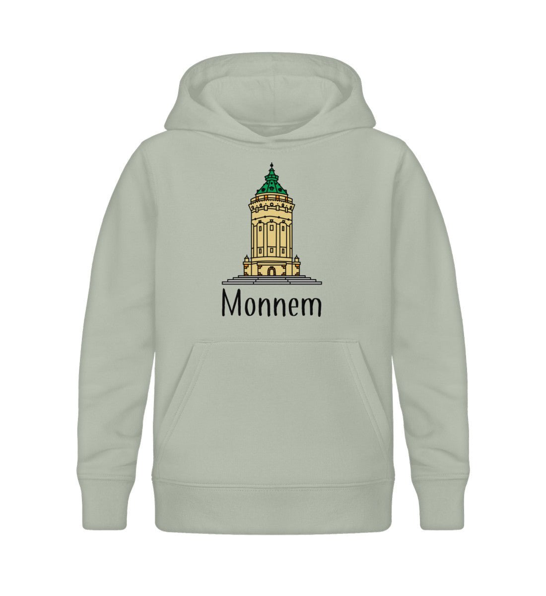 Monnem Wasserturm Kids Organic Hoodie - talejo
