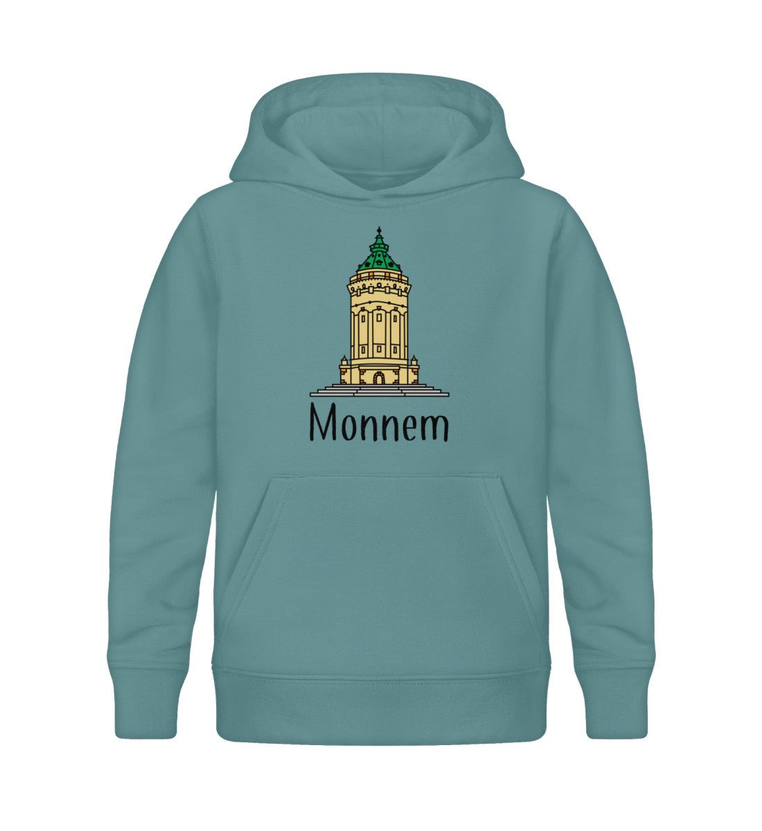 Monnem Wasserturm Kids Organic Hoodie - talejo
