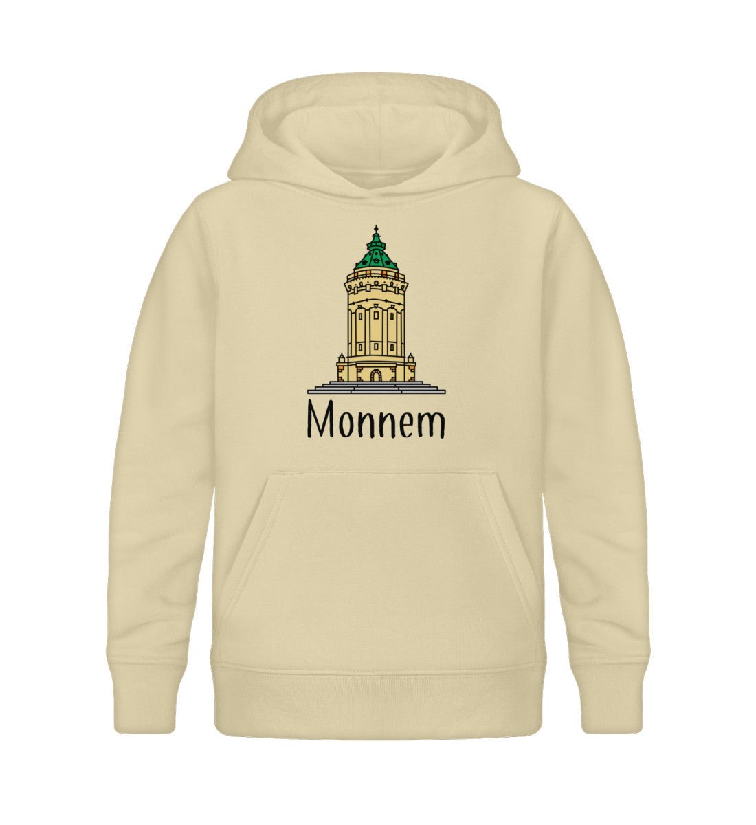 Monnem Wasserturm Kids Organic Hoodie - talejo