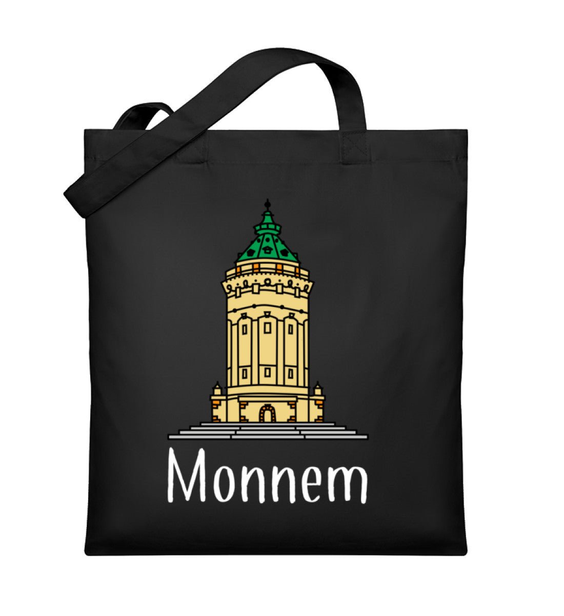 Monnem Wasserturm Organic Jutebeutel - talejo
