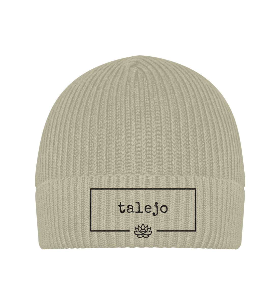 talejo organic Beanie mit edlem Stick - talejo