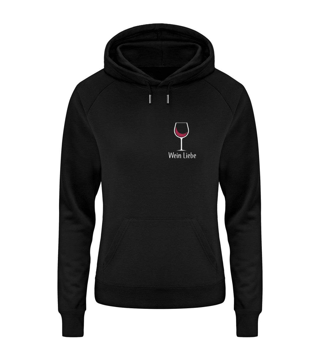 Wein Liebe dark Damen Organic Hoodie - talejo
