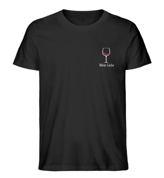 Wein Liebe dark Herren Organic Shirt - talejo